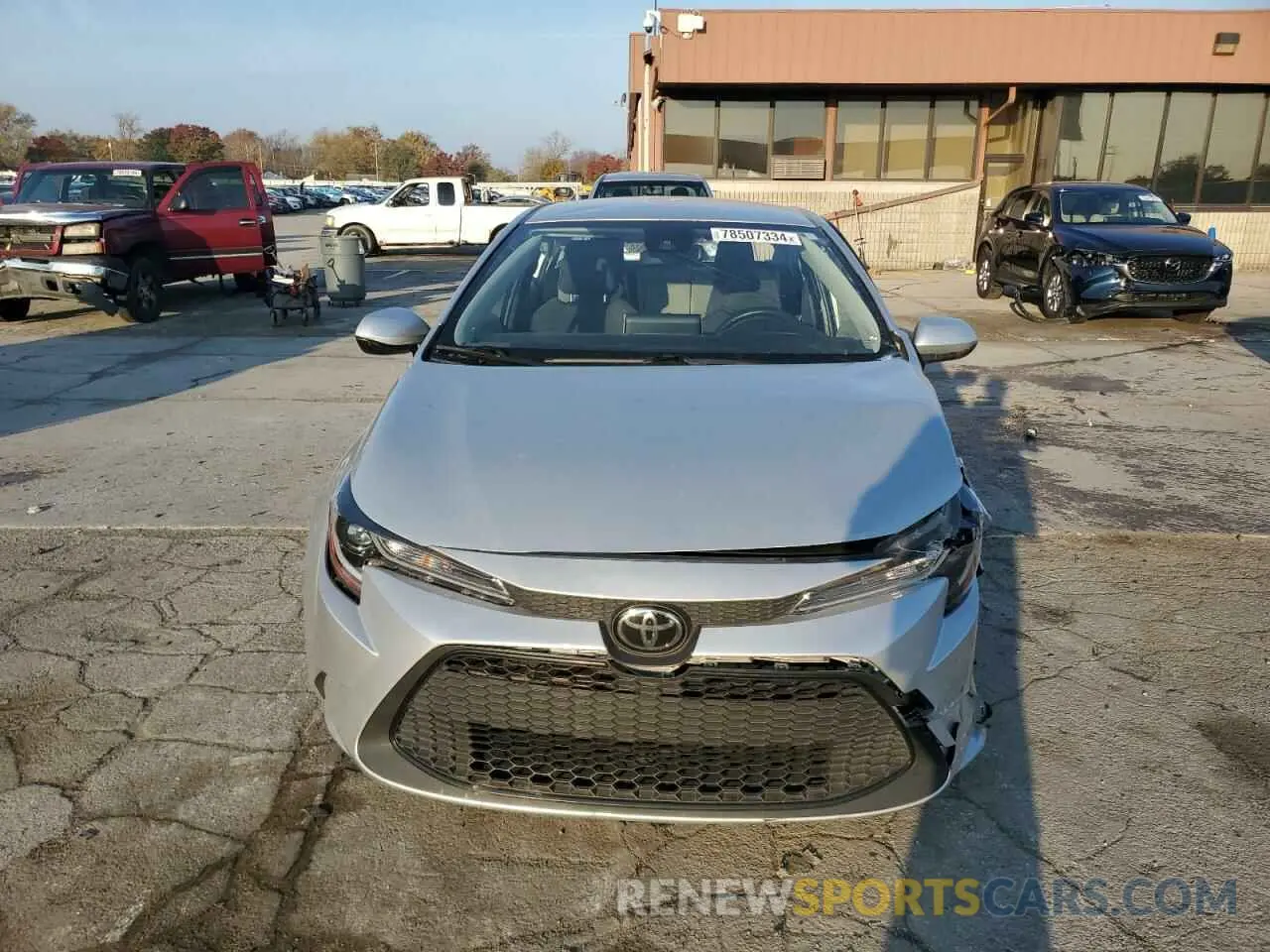 5 fotografías del automóvil dañado JTDEPMAE8MJ154796 TOYOTA COROLLA 2021