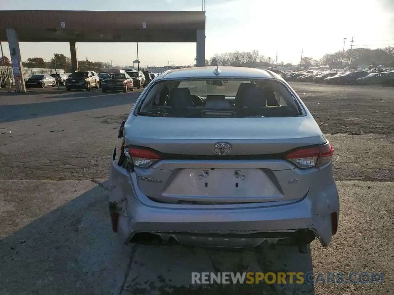 6 fotografías del automóvil dañado JTDEPMAE8MJ154796 TOYOTA COROLLA 2021