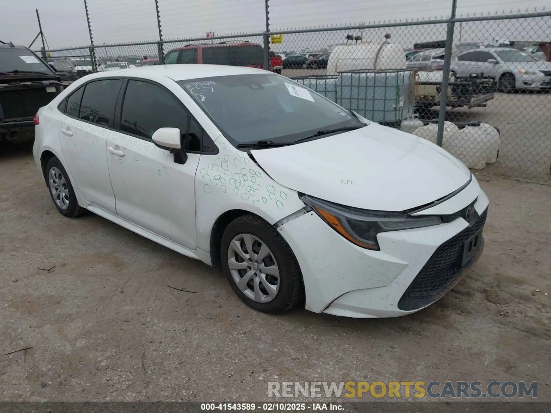 1 fotografías del automóvil dañado JTDEPMAE8MJ155091 TOYOTA COROLLA 2021