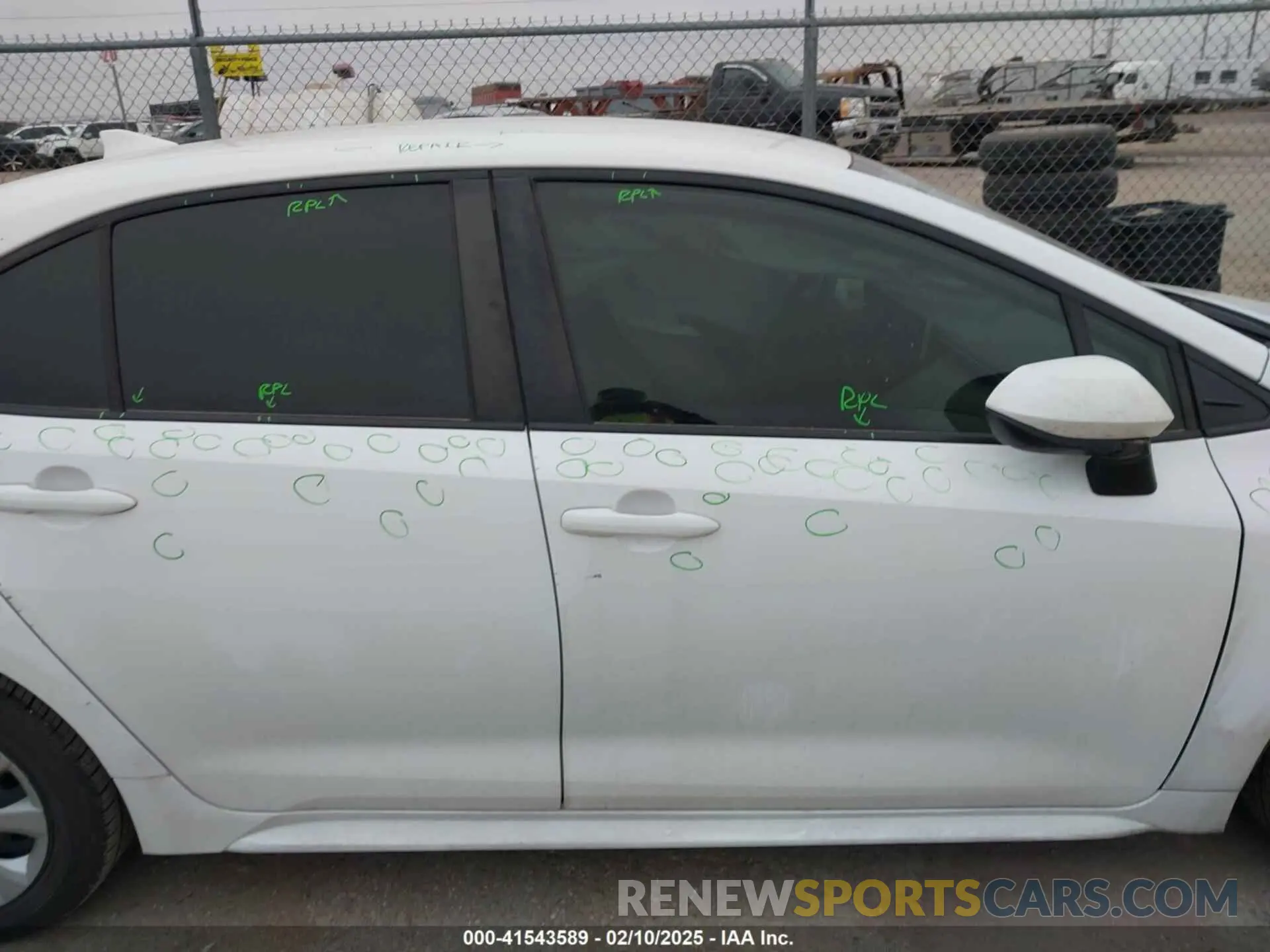 13 fotografías del automóvil dañado JTDEPMAE8MJ155091 TOYOTA COROLLA 2021