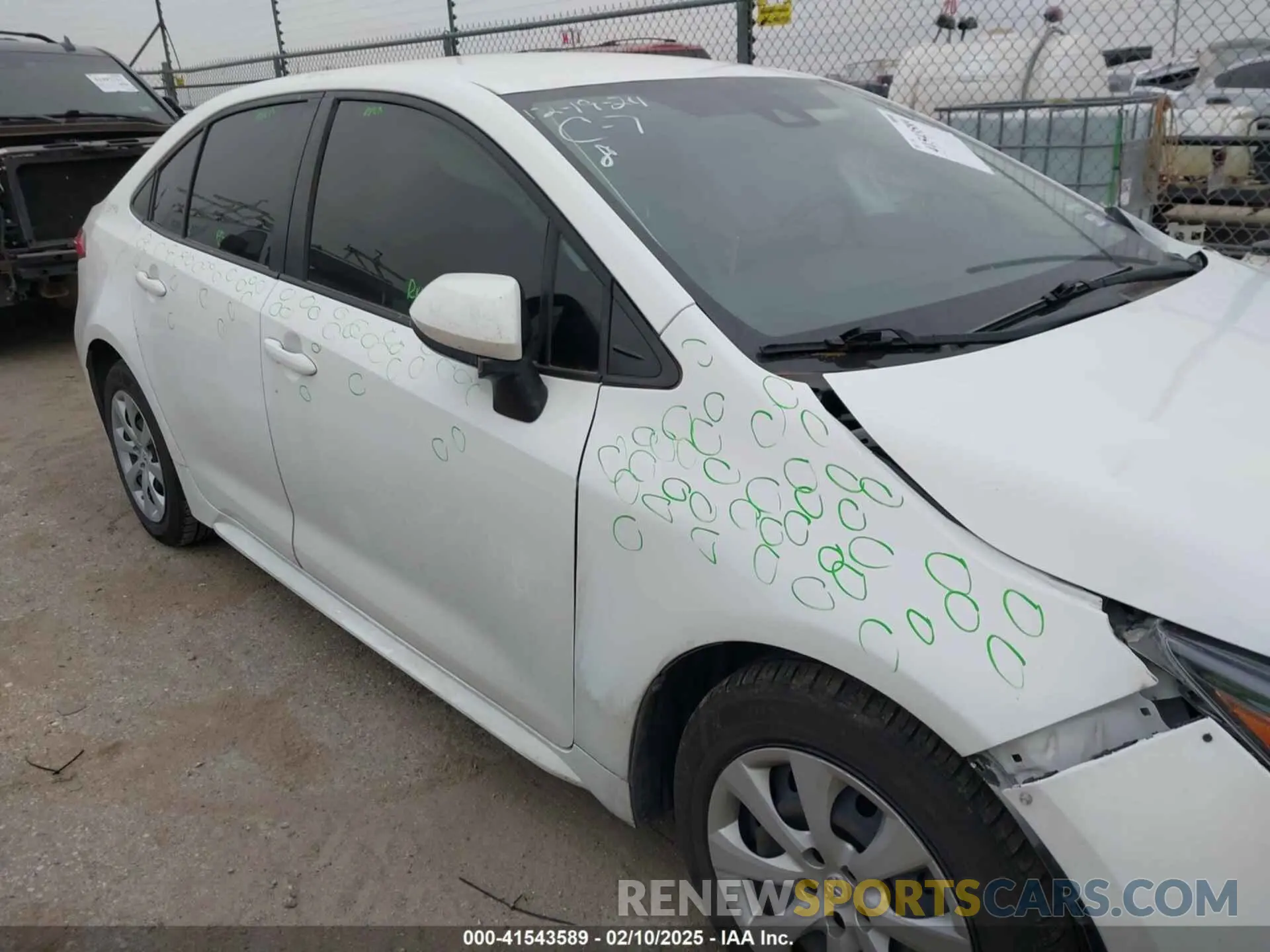 17 fotografías del automóvil dañado JTDEPMAE8MJ155091 TOYOTA COROLLA 2021