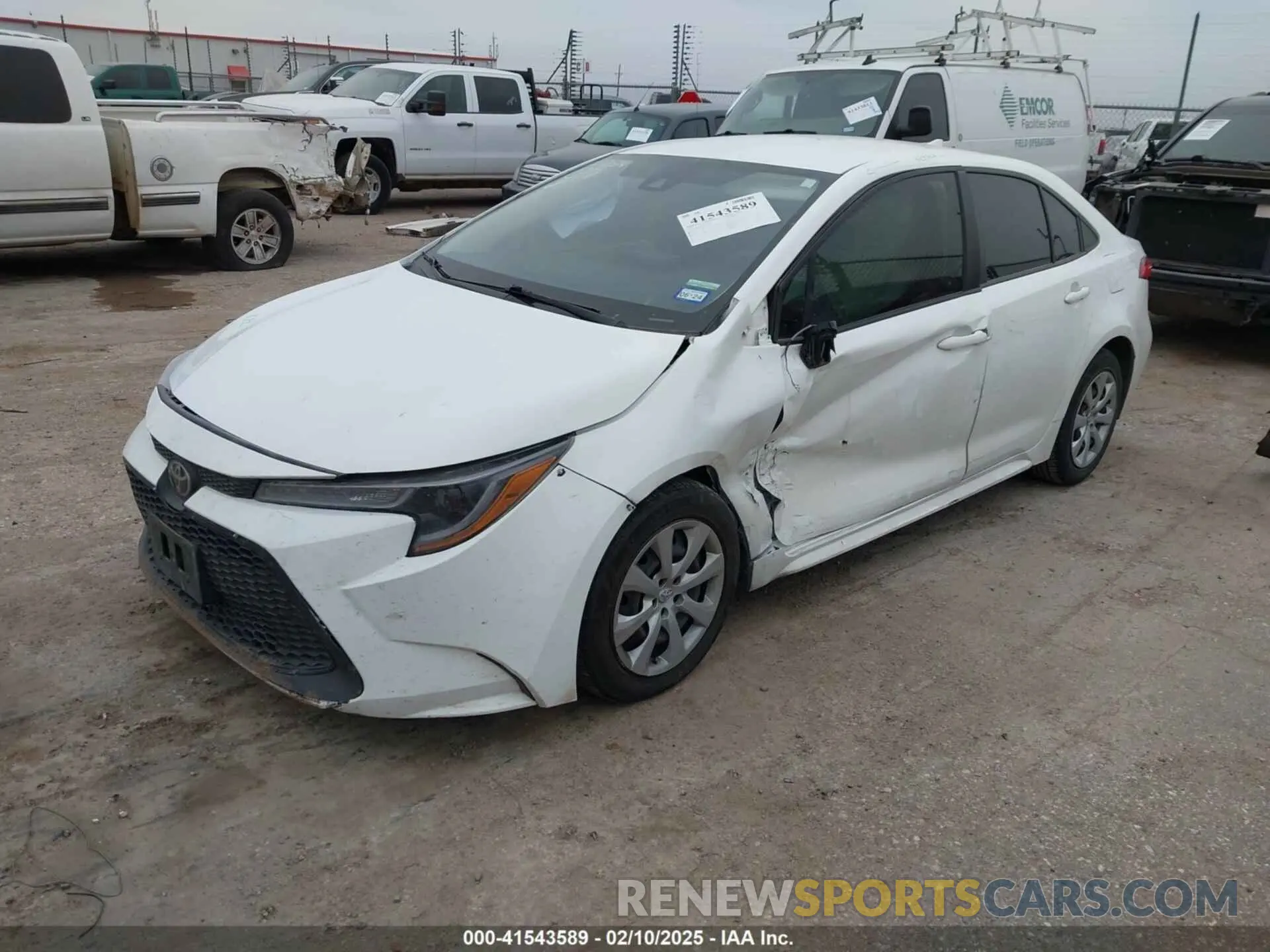 2 fotografías del automóvil dañado JTDEPMAE8MJ155091 TOYOTA COROLLA 2021