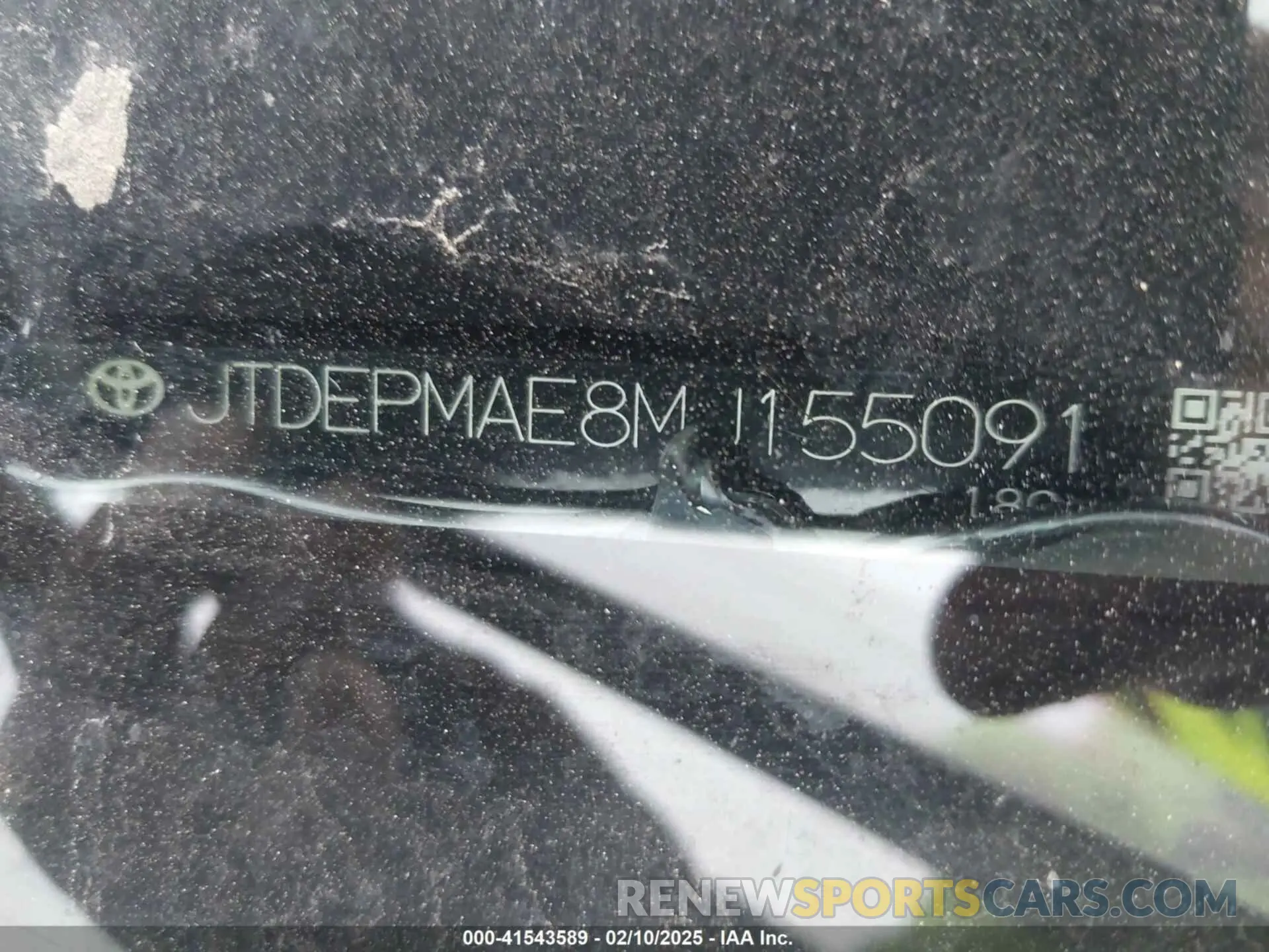 9 fotografías del automóvil dañado JTDEPMAE8MJ155091 TOYOTA COROLLA 2021