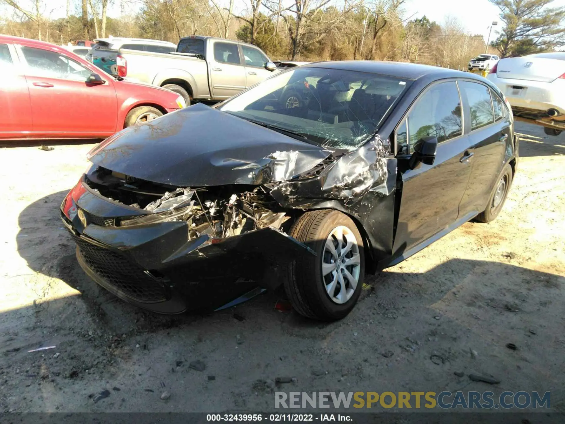 2 fotografías del automóvil dañado JTDEPMAE8MJ155222 TOYOTA COROLLA 2021