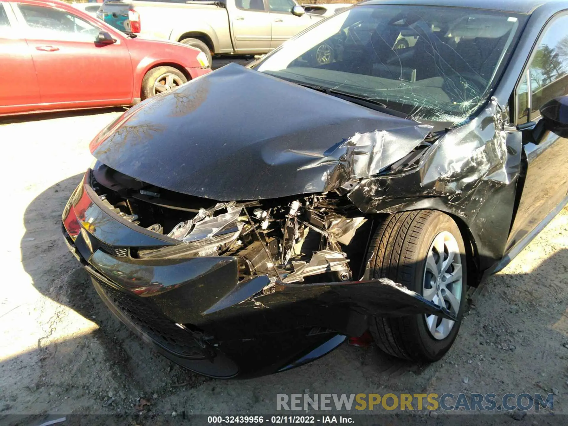 6 fotografías del automóvil dañado JTDEPMAE8MJ155222 TOYOTA COROLLA 2021