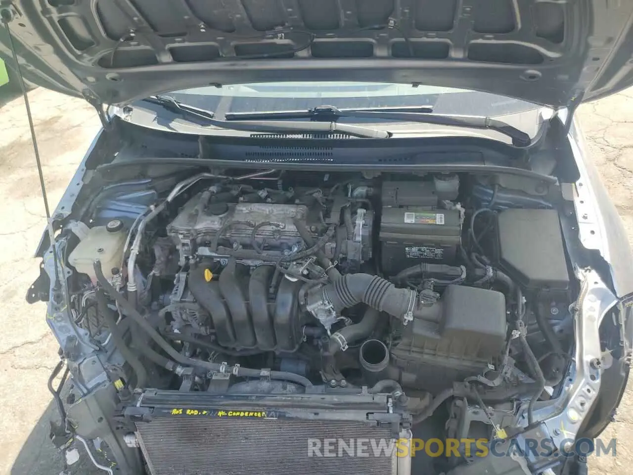 11 fotografías del automóvil dañado JTDEPMAE8MJ158444 TOYOTA COROLLA 2021