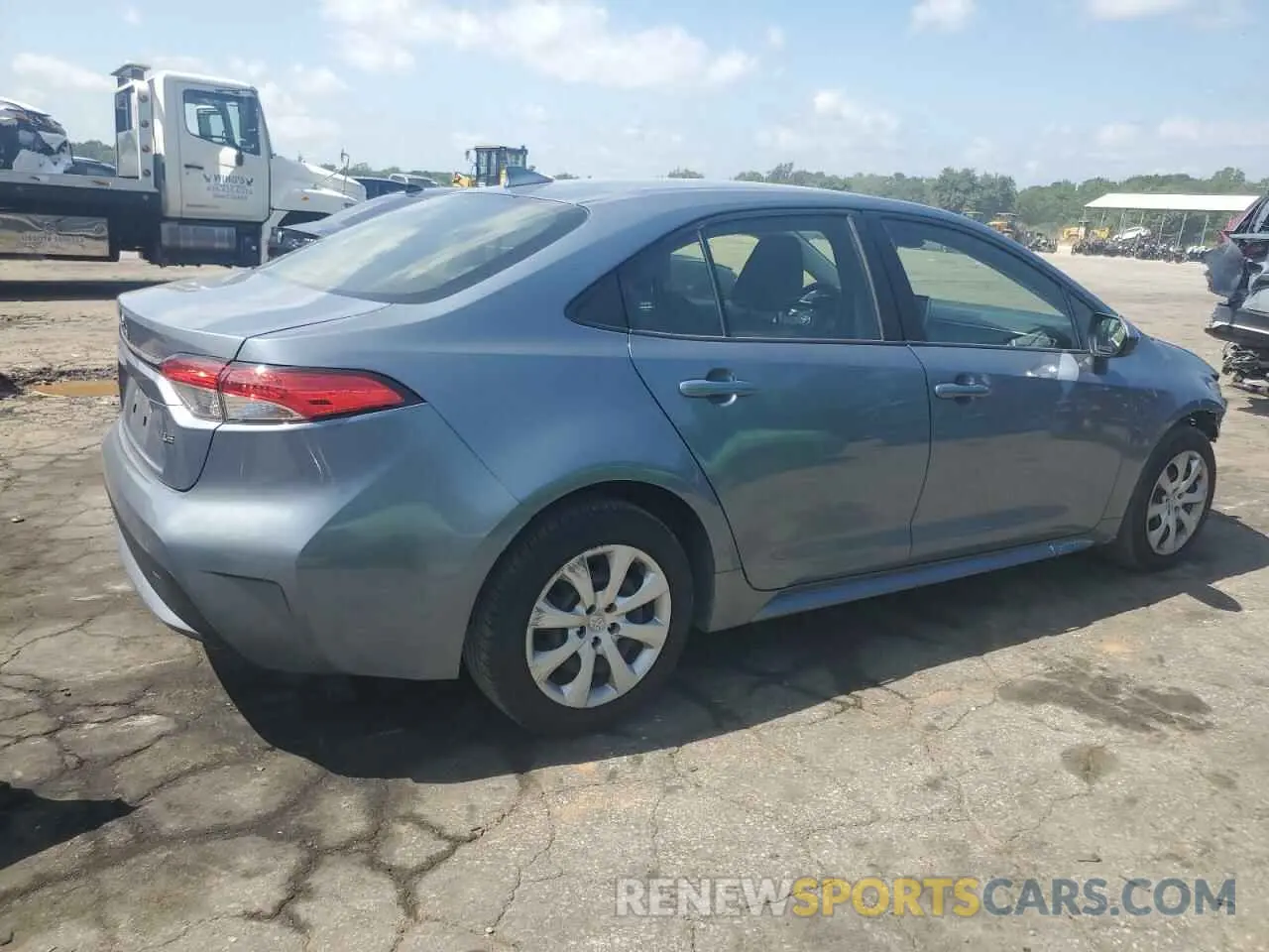 3 fotografías del automóvil dañado JTDEPMAE8MJ158444 TOYOTA COROLLA 2021