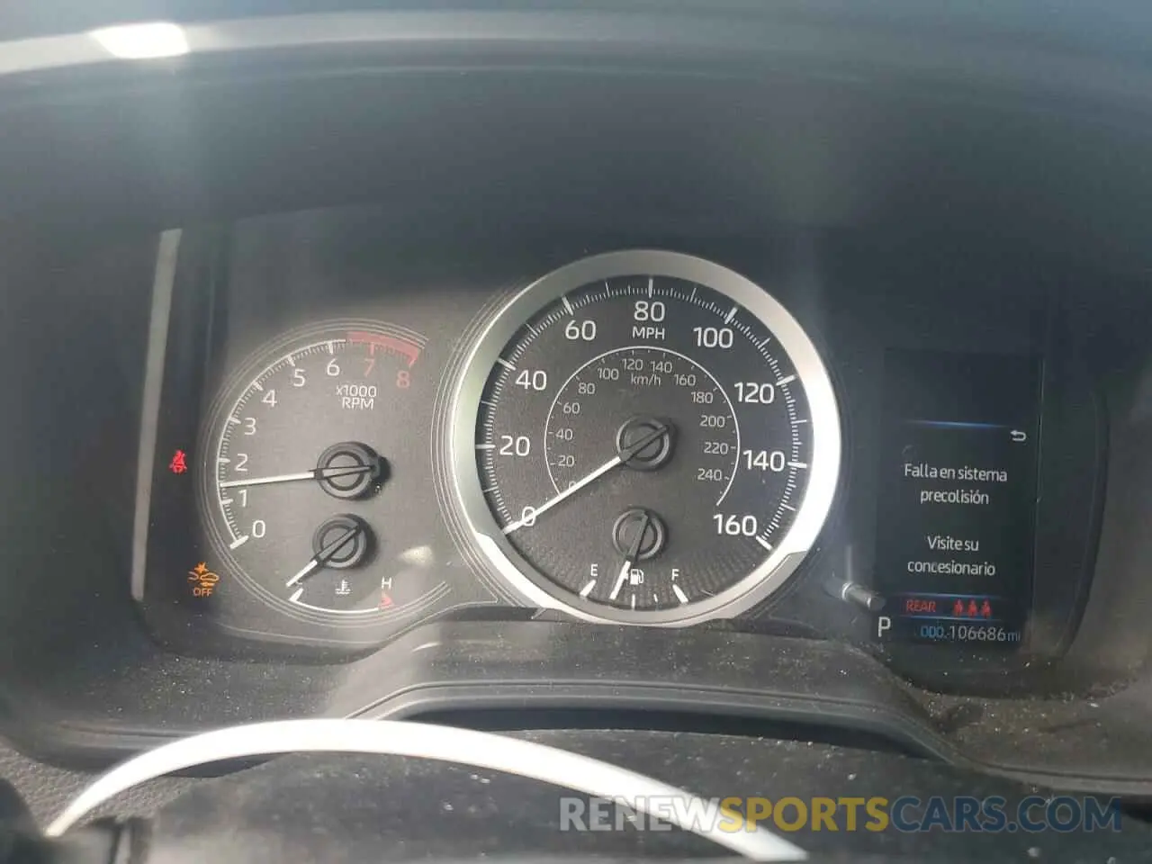 9 fotografías del automóvil dañado JTDEPMAE8MJ158444 TOYOTA COROLLA 2021
