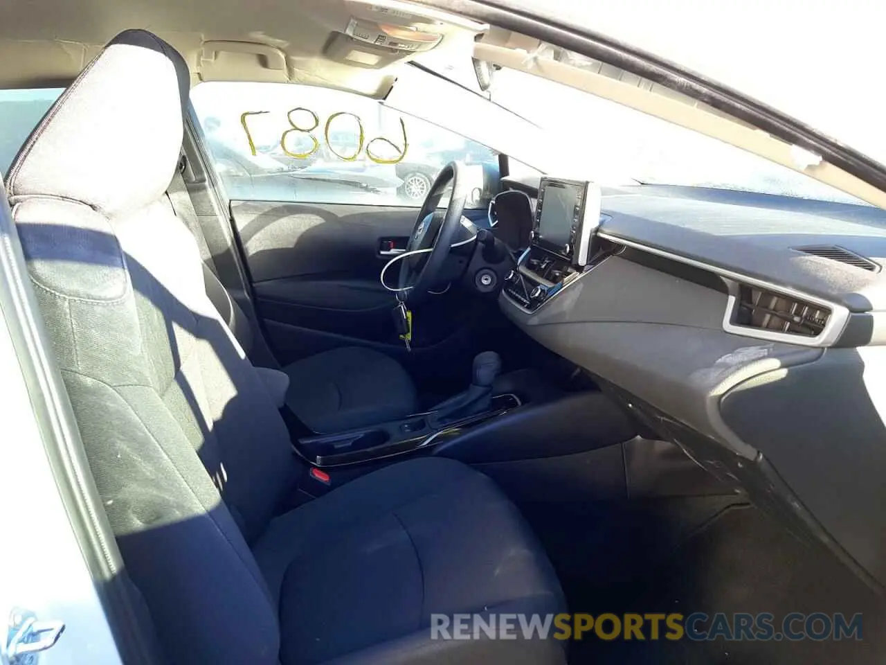 5 fotografías del automóvil dañado JTDEPMAE8MJ159691 TOYOTA COROLLA 2021