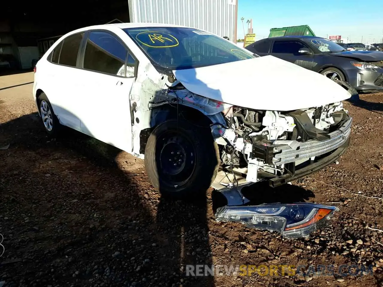 9 fotografías del automóvil dañado JTDEPMAE8MJ159691 TOYOTA COROLLA 2021