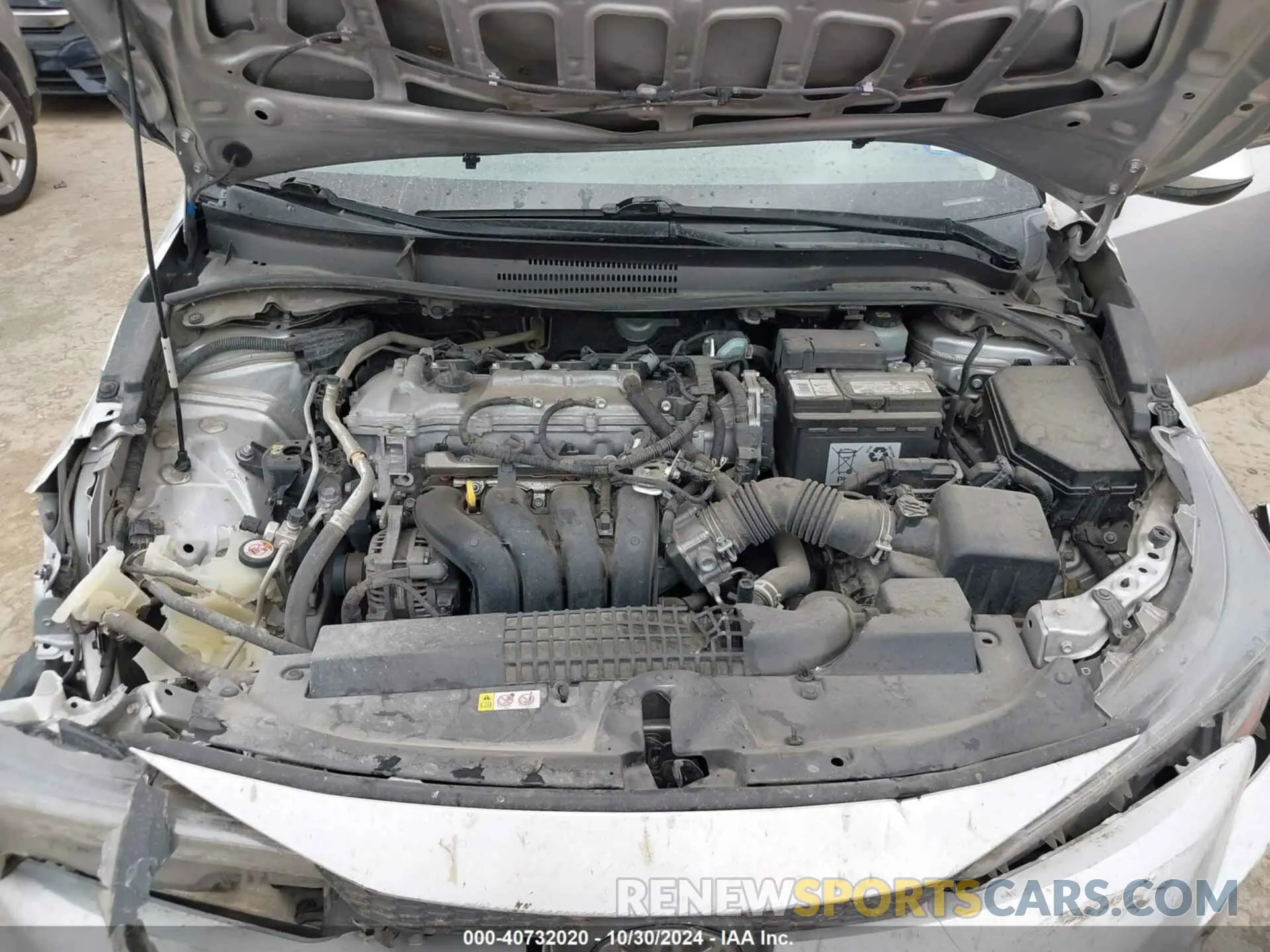 10 fotografías del automóvil dañado JTDEPMAE8MJ160596 TOYOTA COROLLA 2021