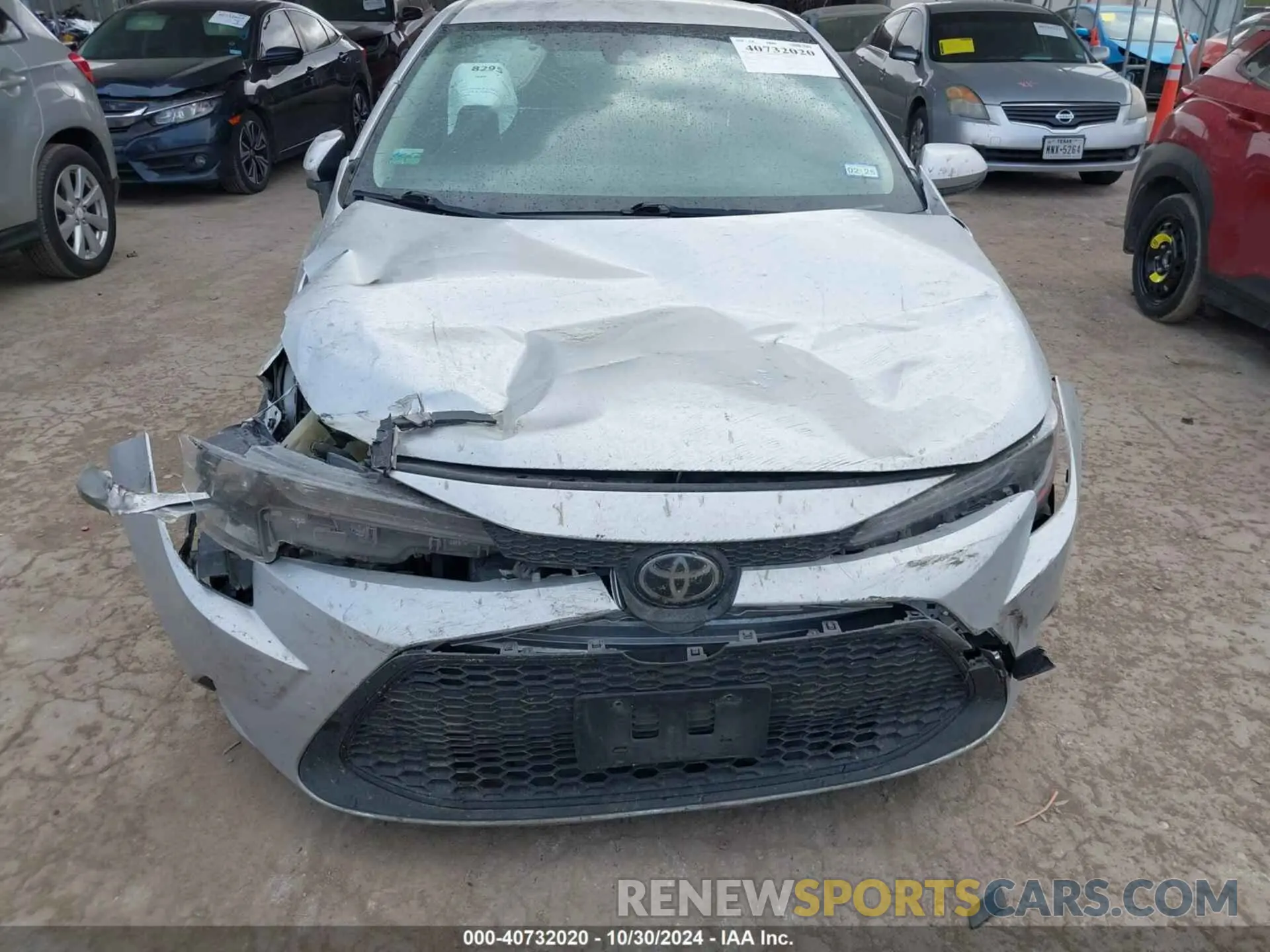 12 fotografías del automóvil dañado JTDEPMAE8MJ160596 TOYOTA COROLLA 2021