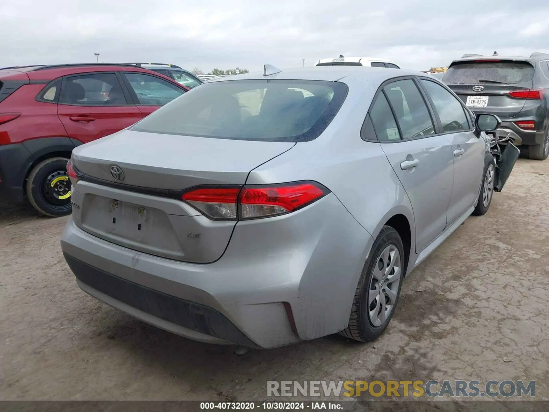 4 fotografías del automóvil dañado JTDEPMAE8MJ160596 TOYOTA COROLLA 2021