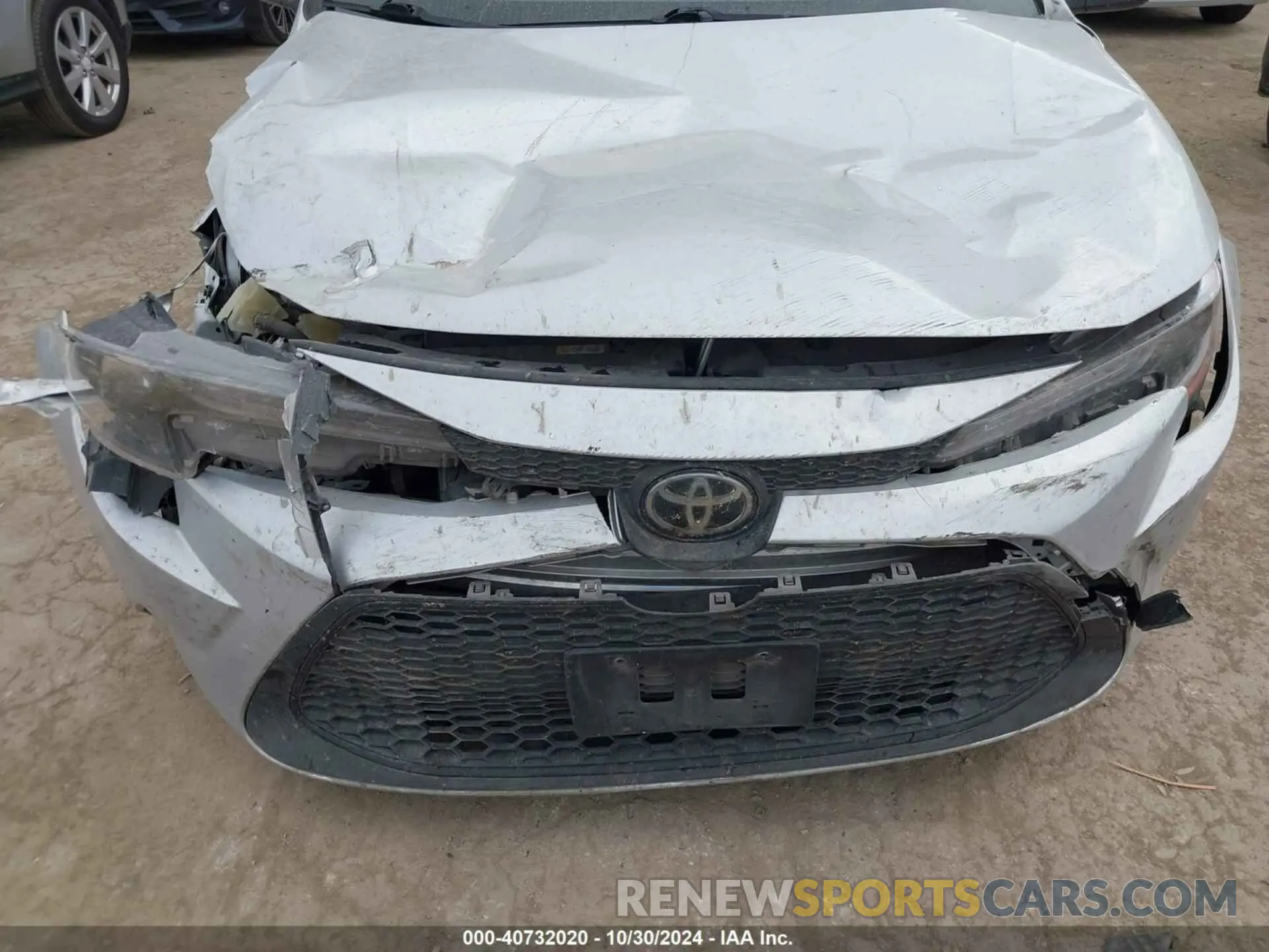6 fotografías del automóvil dañado JTDEPMAE8MJ160596 TOYOTA COROLLA 2021