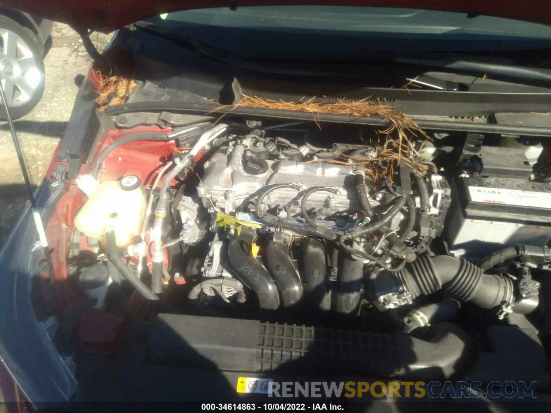 10 fotografías del automóvil dañado JTDEPMAE8MJ161408 TOYOTA COROLLA 2021