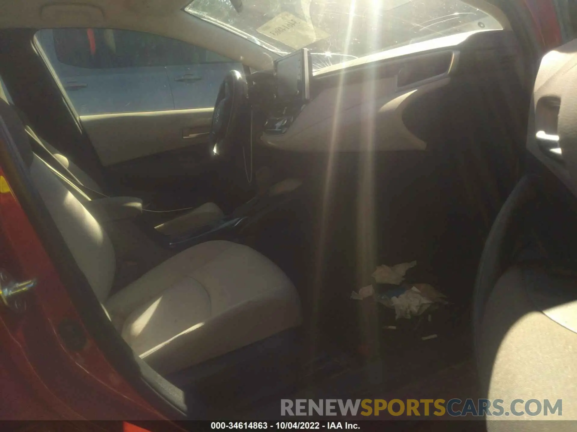 5 fotografías del automóvil dañado JTDEPMAE8MJ161408 TOYOTA COROLLA 2021