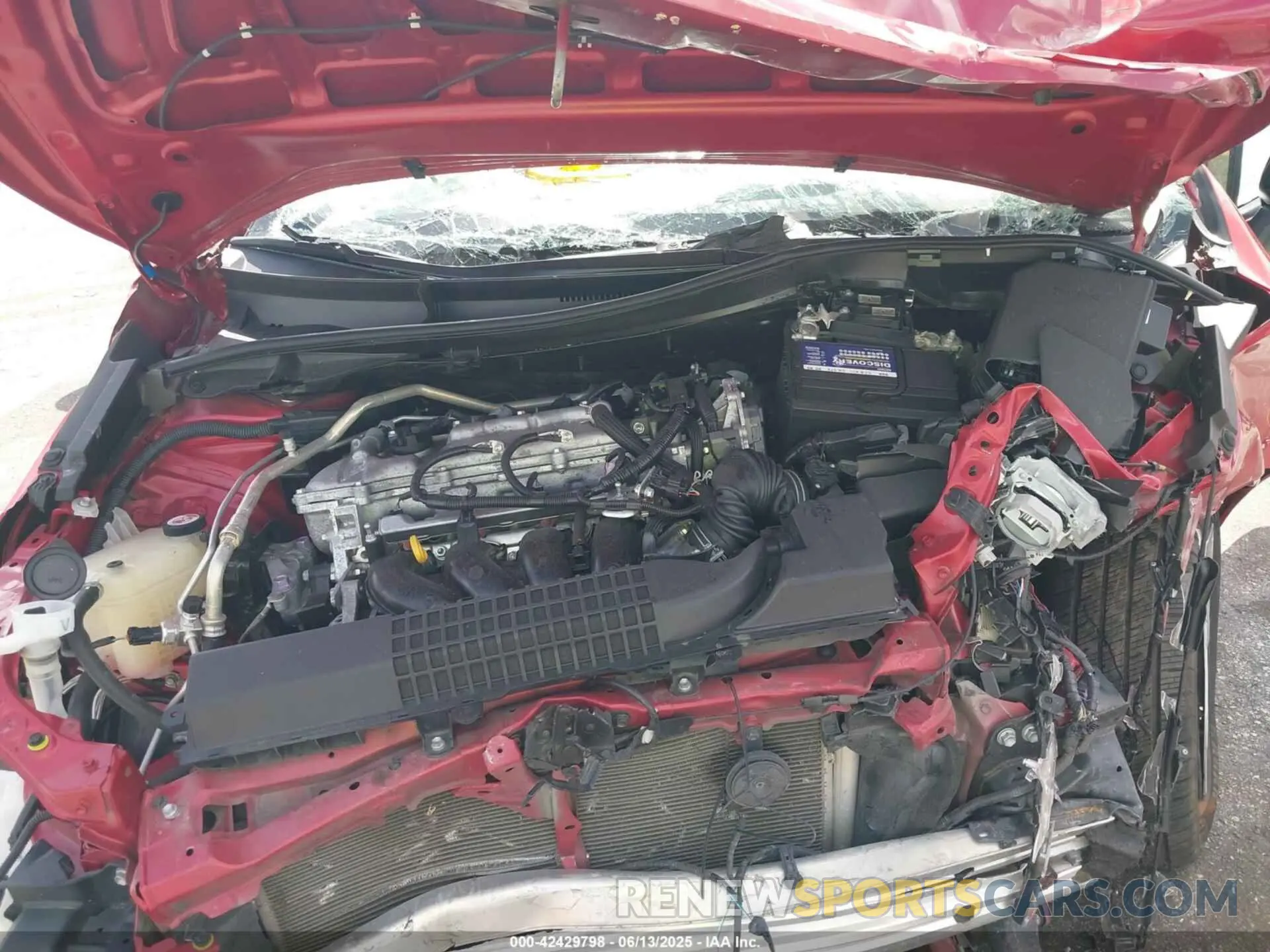 10 fotografías del automóvil dañado JTDEPMAE8MJ161425 TOYOTA COROLLA 2021