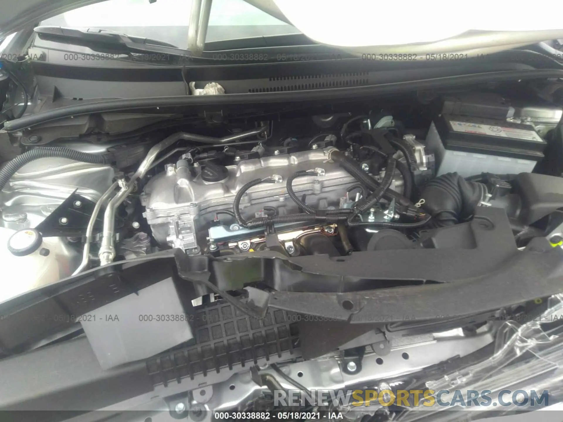 10 fotografías del automóvil dañado JTDEPMAE8MJ166107 TOYOTA COROLLA 2021