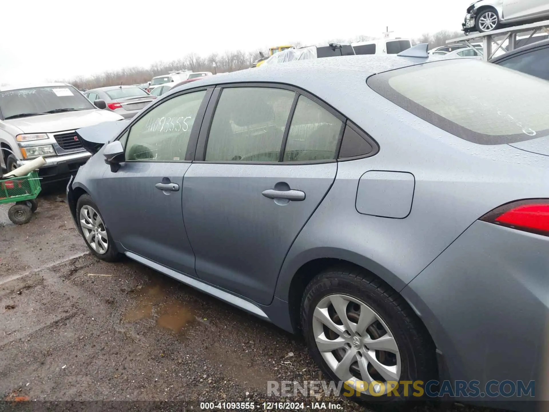14 fotografías del automóvil dañado JTDEPMAE8MJ168598 TOYOTA COROLLA 2021