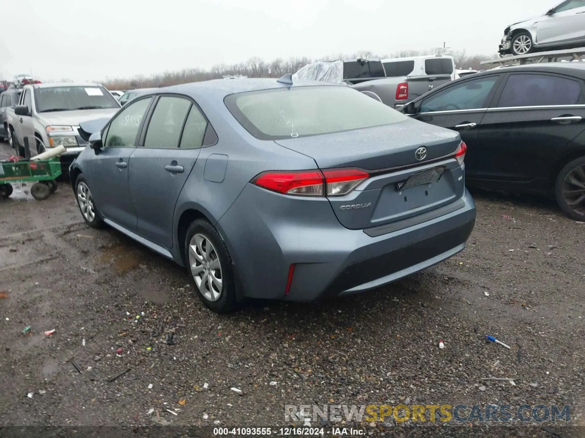 16 fotografías del automóvil dañado JTDEPMAE8MJ168598 TOYOTA COROLLA 2021