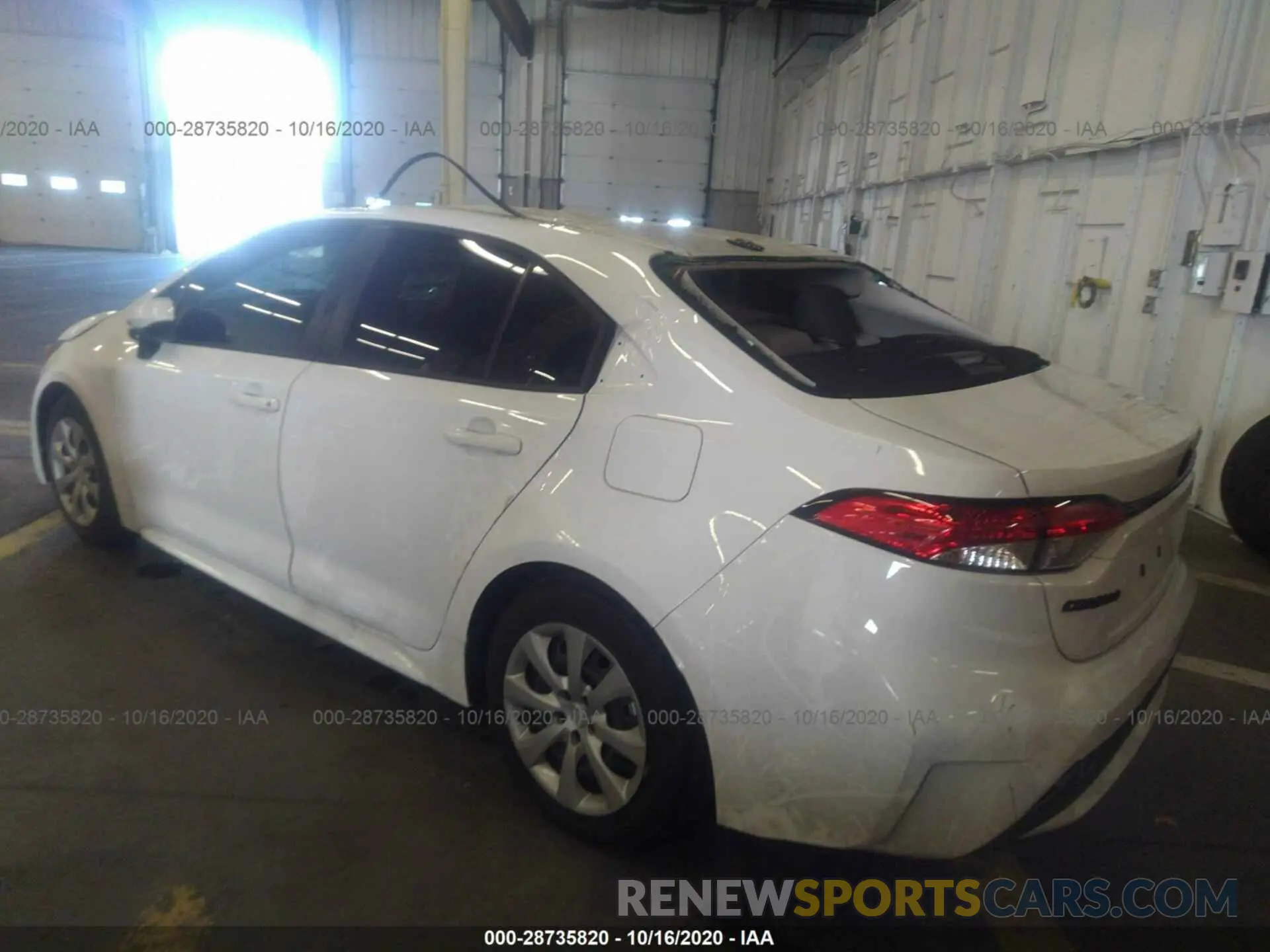 10 fotografías del automóvil dañado JTDEPMAE9MJ117417 TOYOTA COROLLA 2021