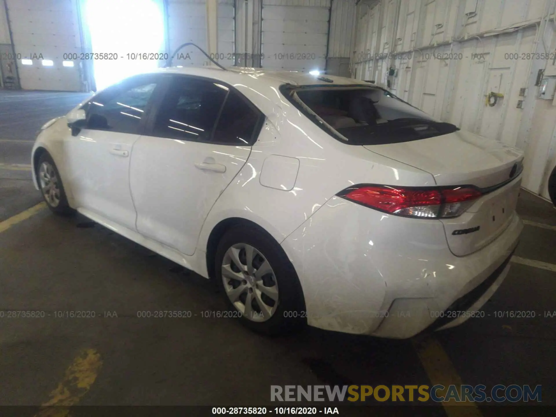 3 fotografías del automóvil dañado JTDEPMAE9MJ117417 TOYOTA COROLLA 2021