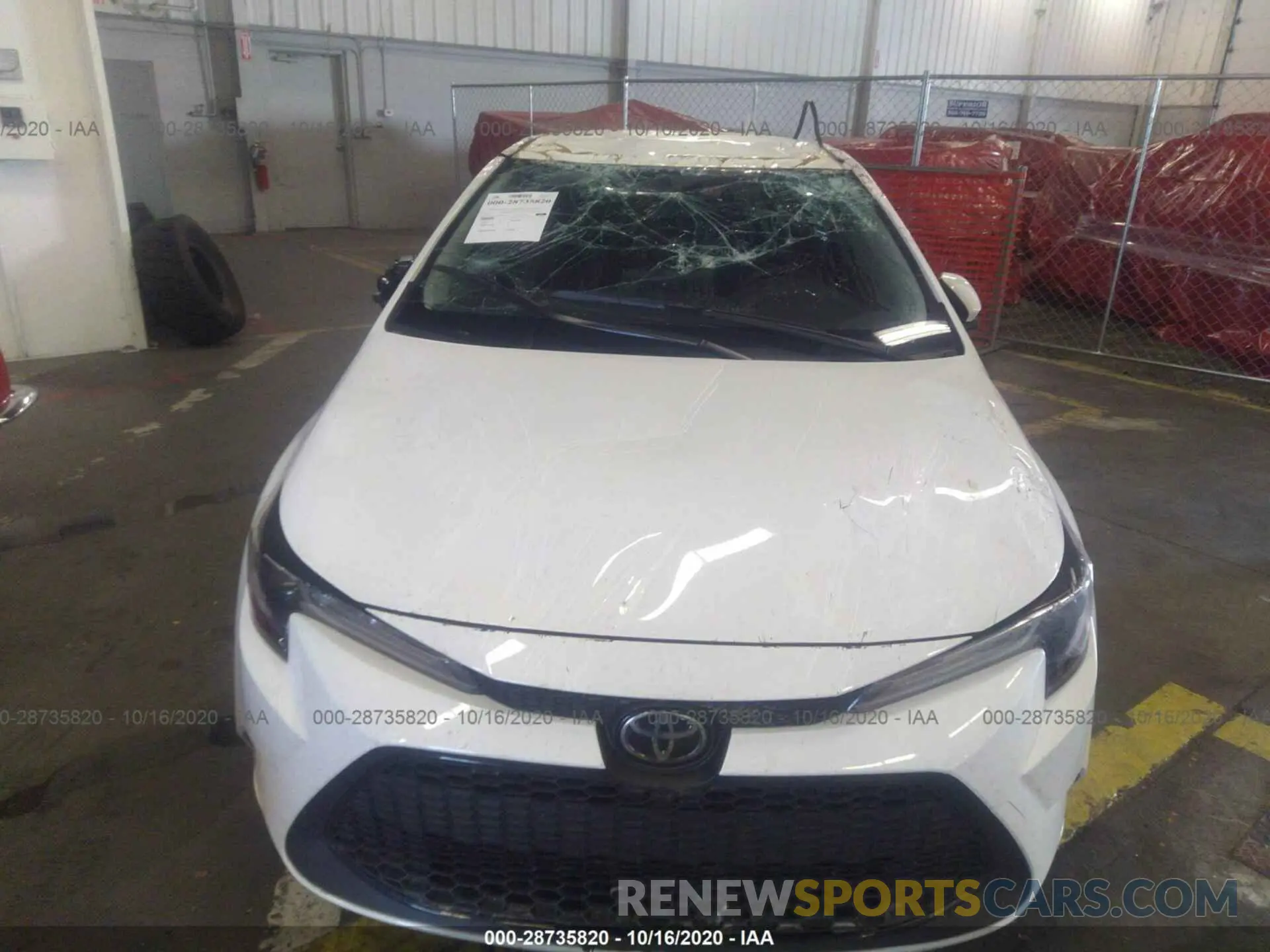 6 fotografías del automóvil dañado JTDEPMAE9MJ117417 TOYOTA COROLLA 2021