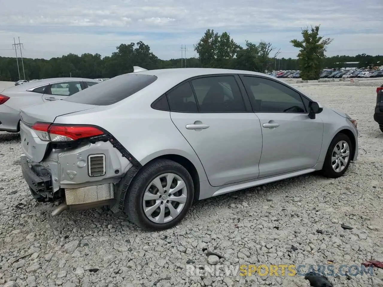3 fotografías del automóvil dañado JTDEPMAE9MJ123282 TOYOTA COROLLA 2021