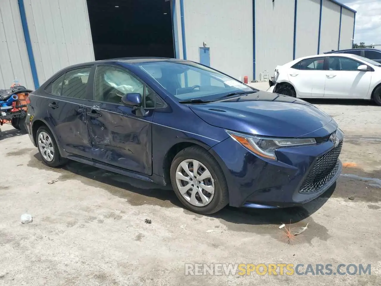 4 fotografías del automóvil dañado JTDEPMAE9MJ124402 TOYOTA COROLLA 2021