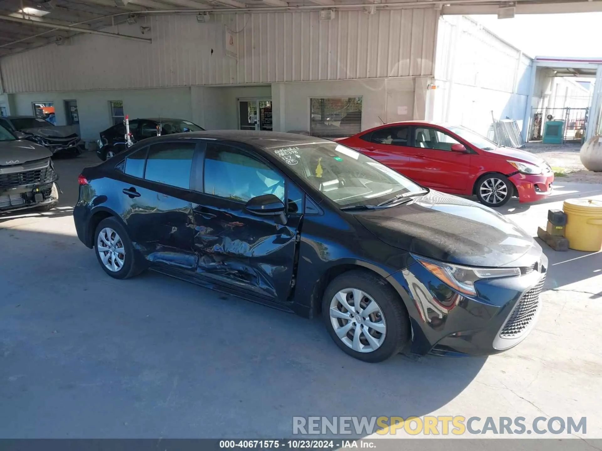 1 fotografías del automóvil dañado JTDEPMAE9MJ124576 TOYOTA COROLLA 2021