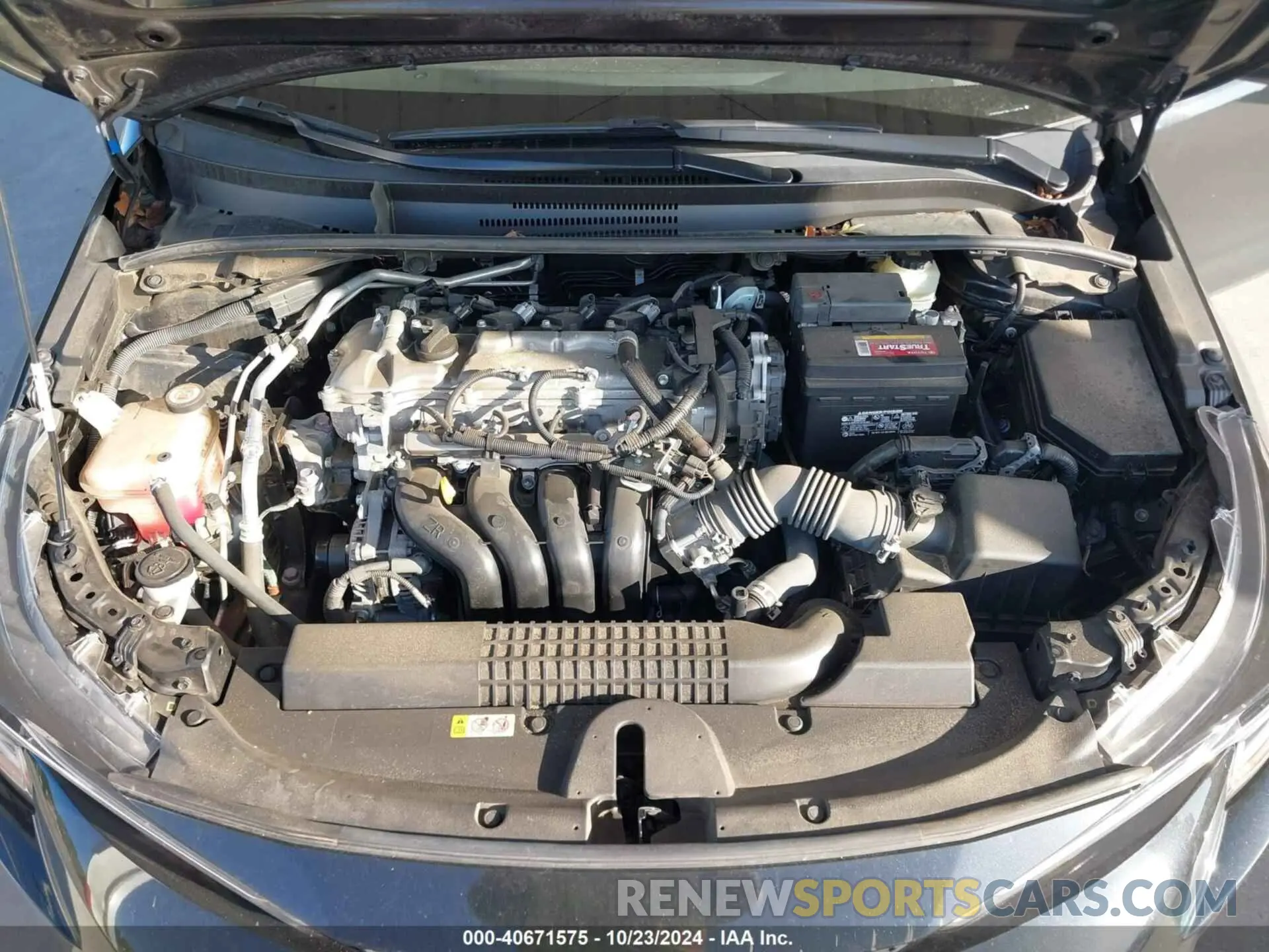 10 fotografías del automóvil dañado JTDEPMAE9MJ124576 TOYOTA COROLLA 2021