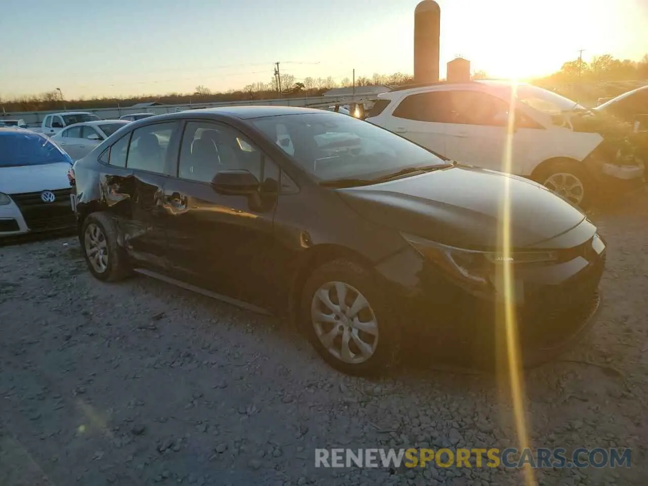 4 fotografías del automóvil dañado JTDEPMAE9MJ125811 TOYOTA COROLLA 2021