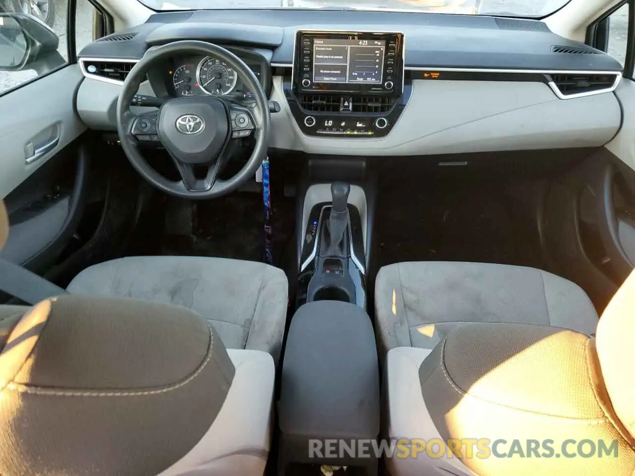 8 fotografías del automóvil dañado JTDEPMAE9MJ125811 TOYOTA COROLLA 2021