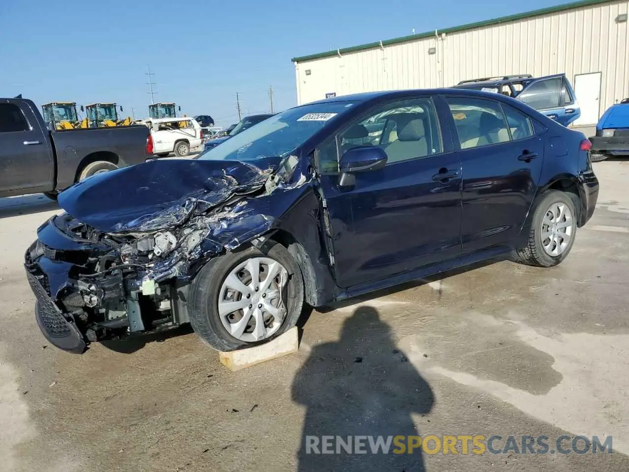 1 fotografías del automóvil dañado JTDEPMAE9MJ128966 TOYOTA COROLLA 2021
