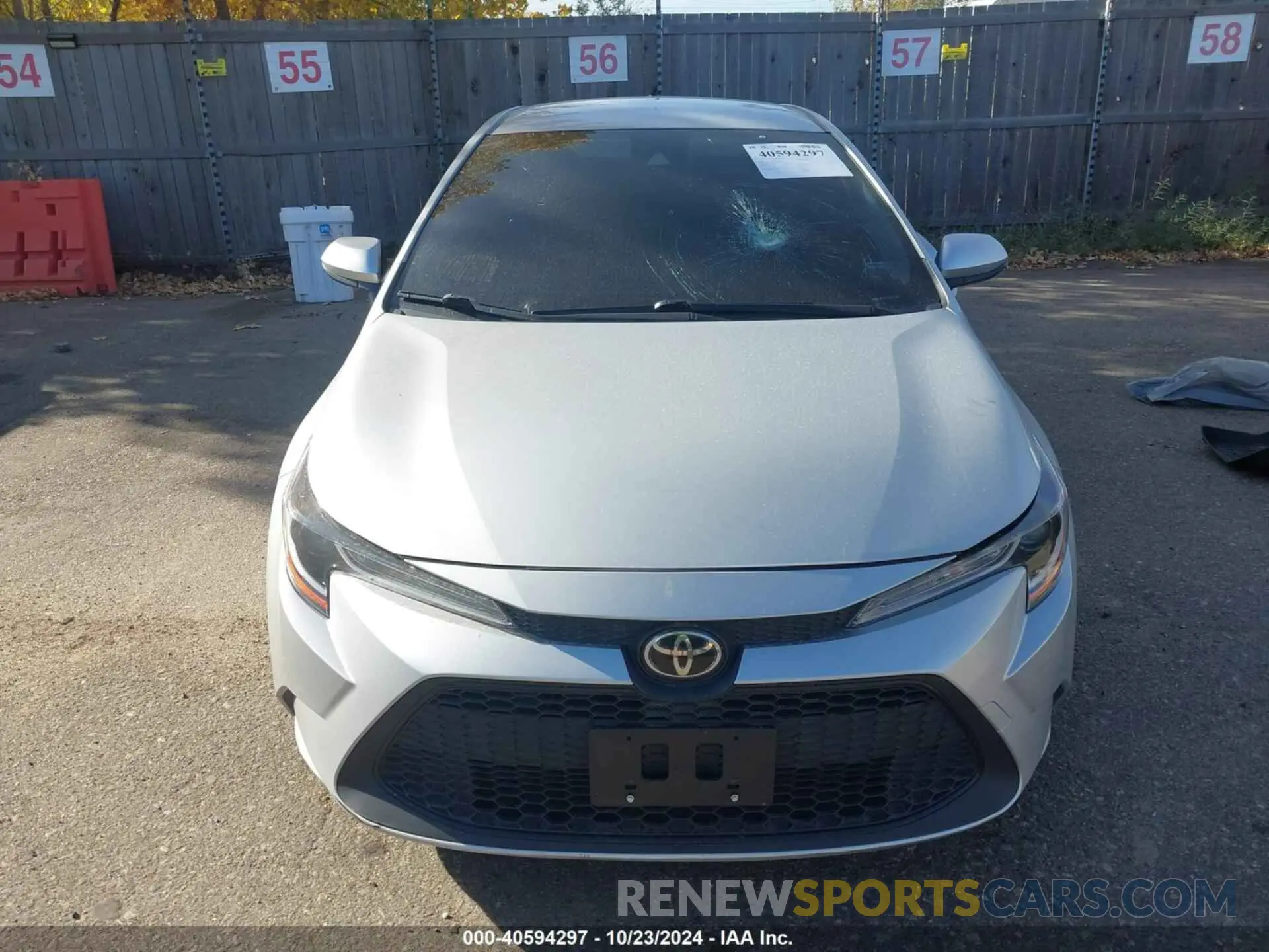 13 fotografías del automóvil dañado JTDEPMAE9MJ129079 TOYOTA COROLLA 2021