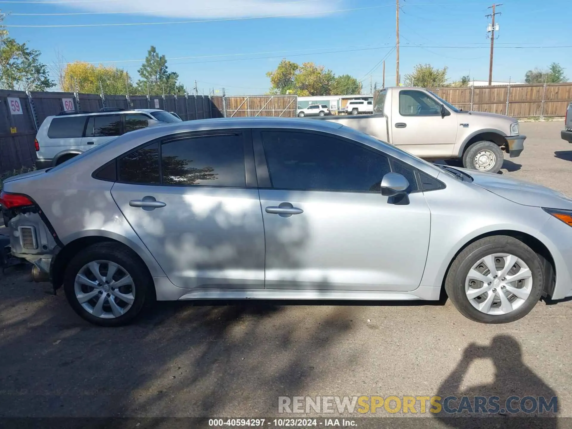 14 fotografías del automóvil dañado JTDEPMAE9MJ129079 TOYOTA COROLLA 2021