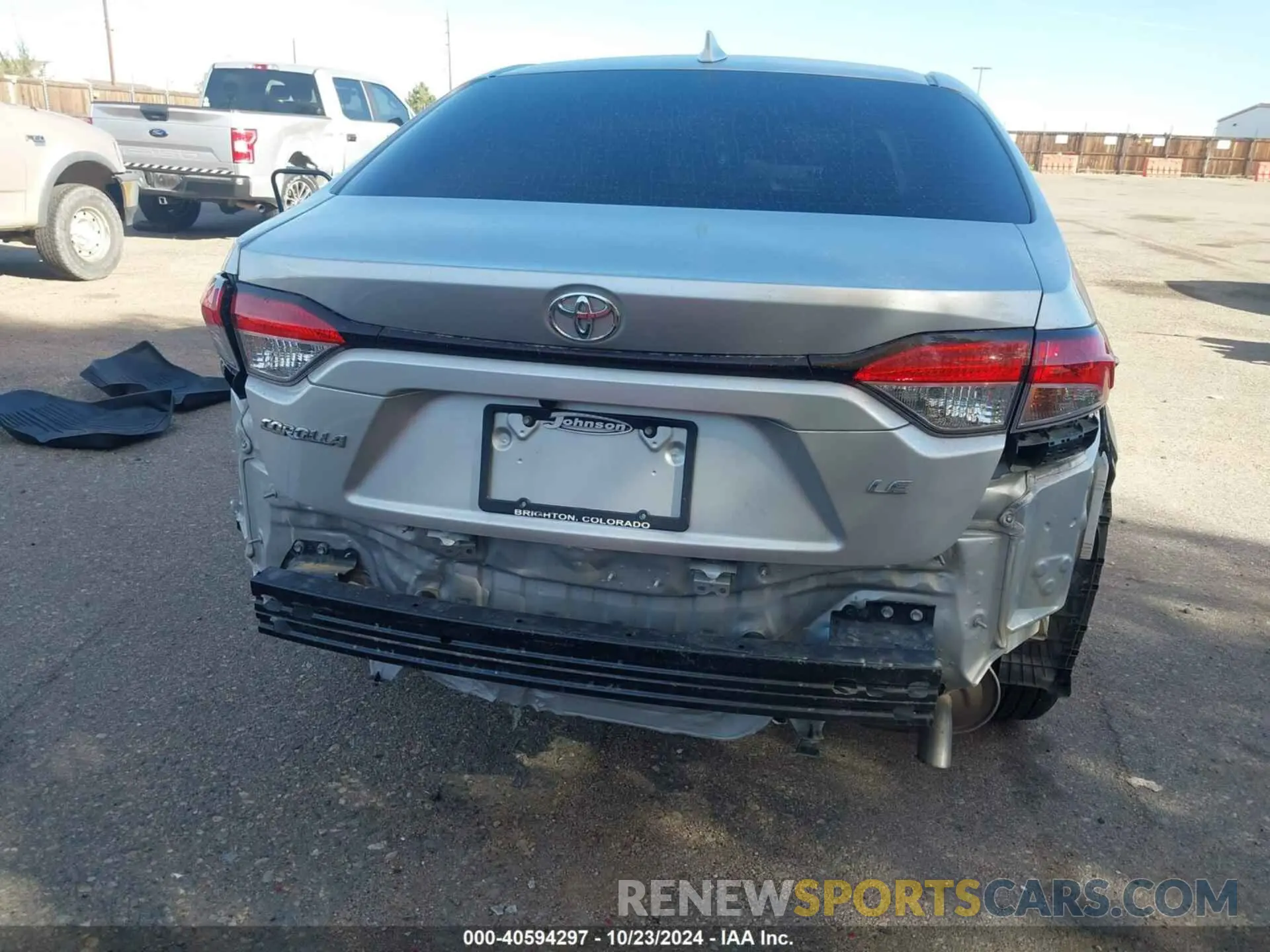 6 fotografías del automóvil dañado JTDEPMAE9MJ129079 TOYOTA COROLLA 2021