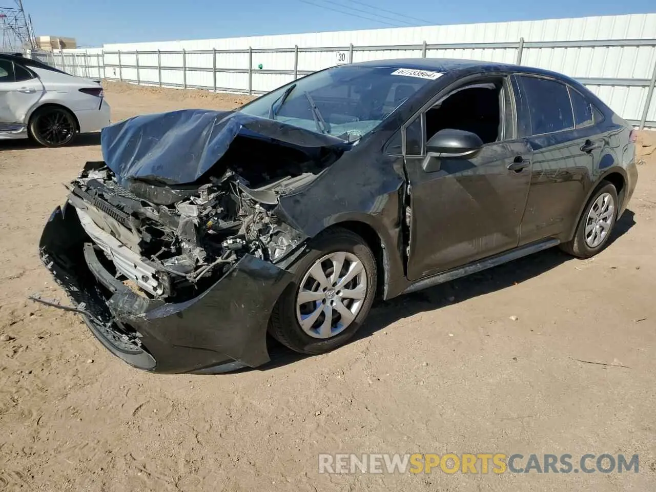 1 fotografías del automóvil dañado JTDEPMAE9MJ130815 TOYOTA COROLLA 2021