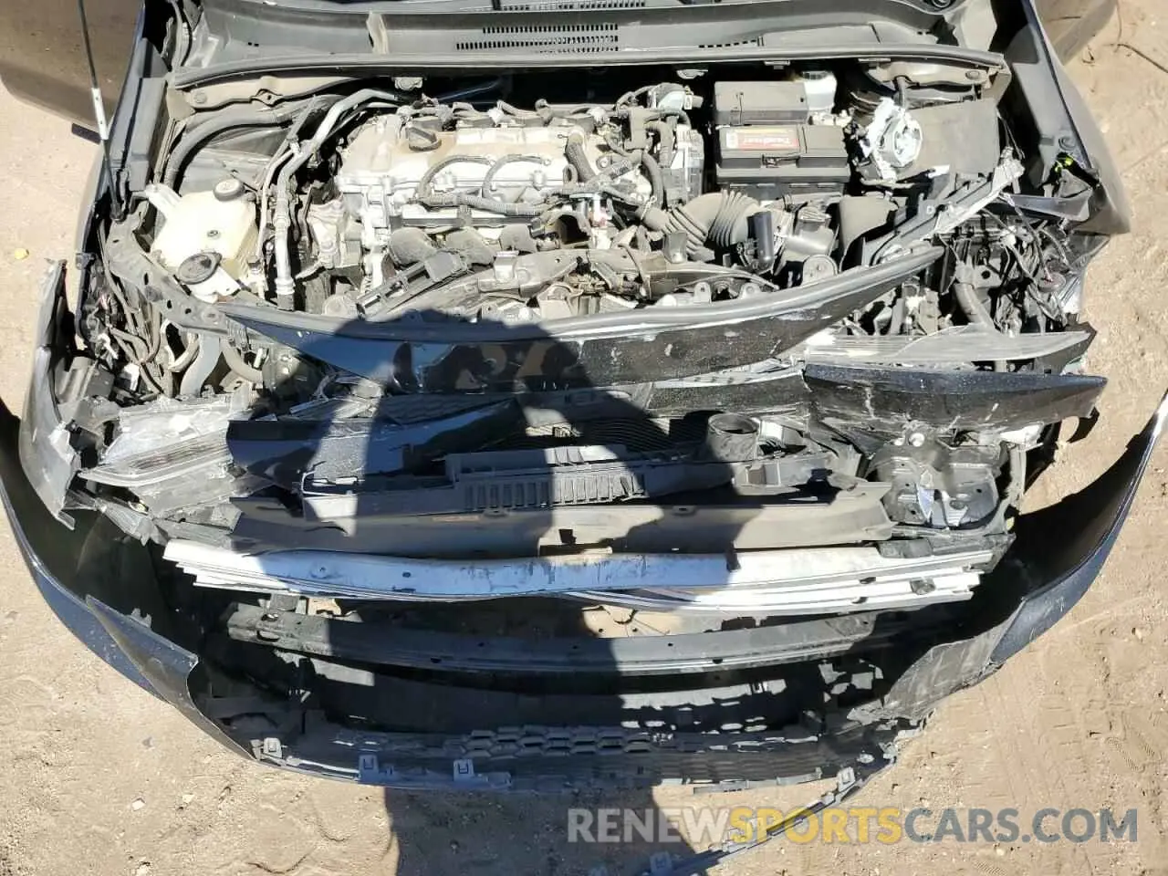 11 fotografías del automóvil dañado JTDEPMAE9MJ130815 TOYOTA COROLLA 2021