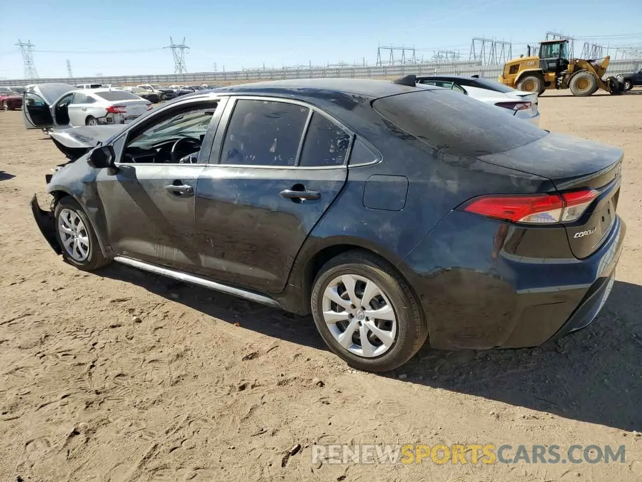 2 fotografías del automóvil dañado JTDEPMAE9MJ130815 TOYOTA COROLLA 2021