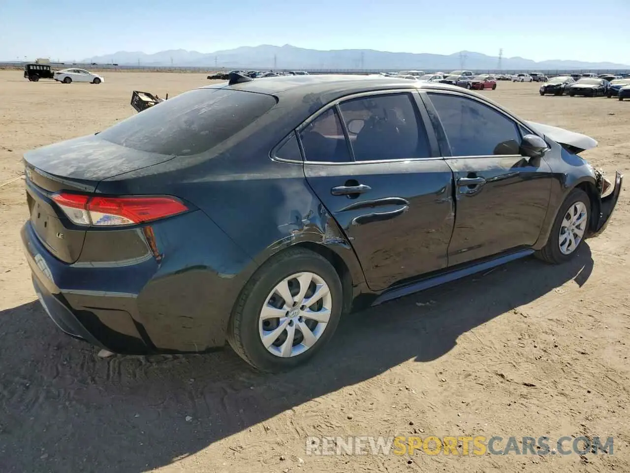 3 fotografías del automóvil dañado JTDEPMAE9MJ130815 TOYOTA COROLLA 2021