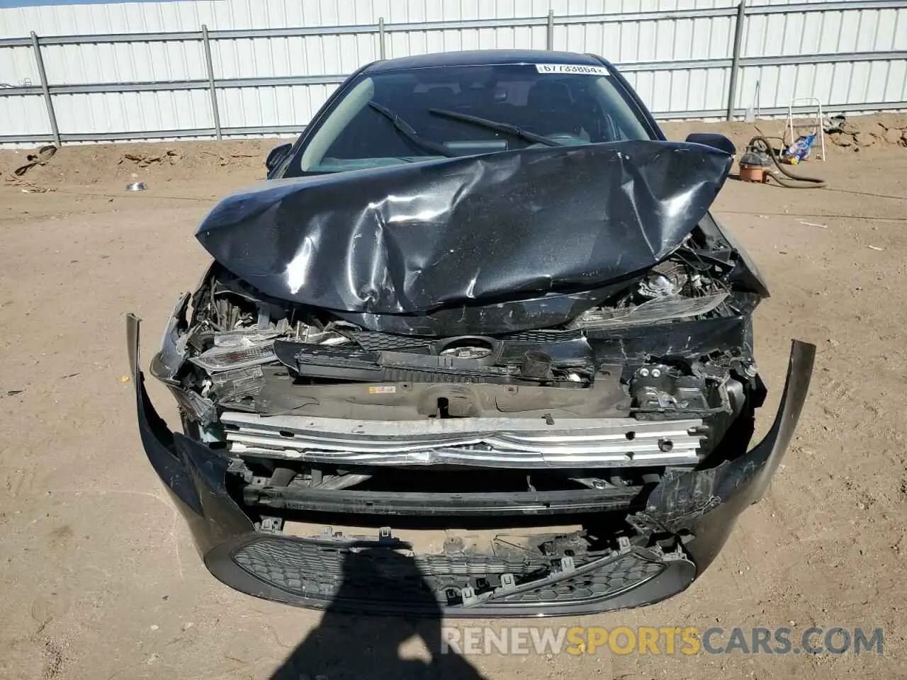 5 fotografías del automóvil dañado JTDEPMAE9MJ130815 TOYOTA COROLLA 2021
