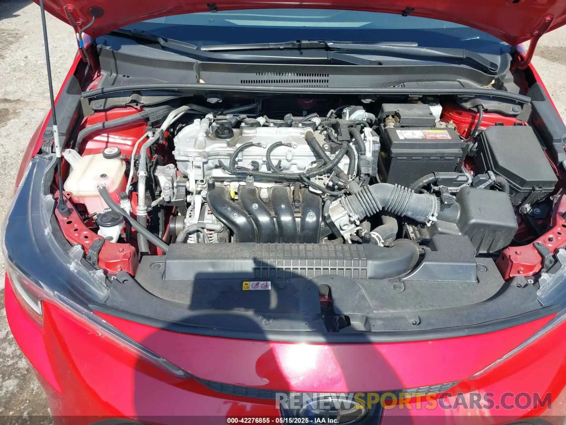 10 fotografías del automóvil dañado JTDEPMAE9MJ130989 TOYOTA COROLLA 2021