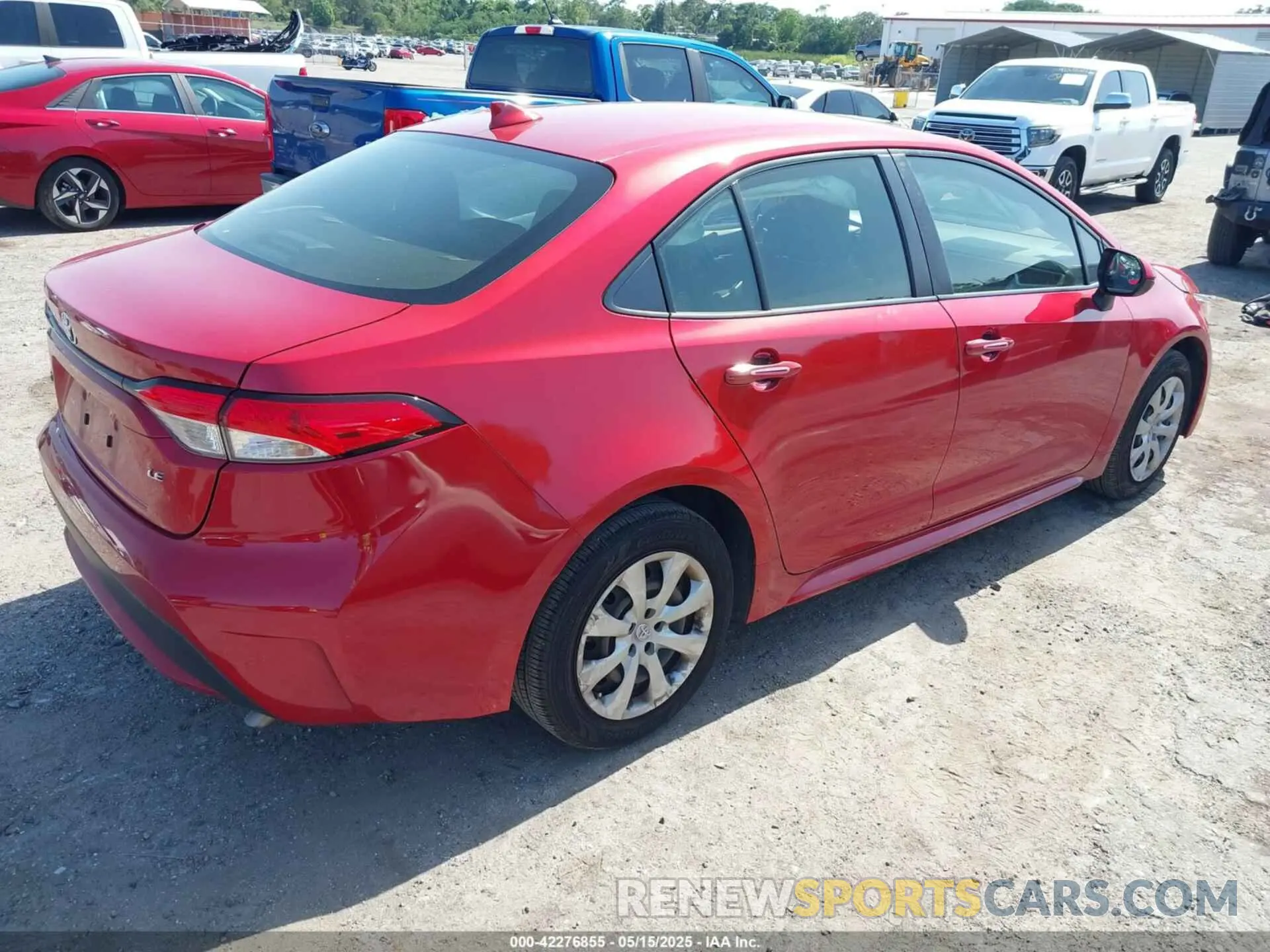 4 fotografías del automóvil dañado JTDEPMAE9MJ130989 TOYOTA COROLLA 2021