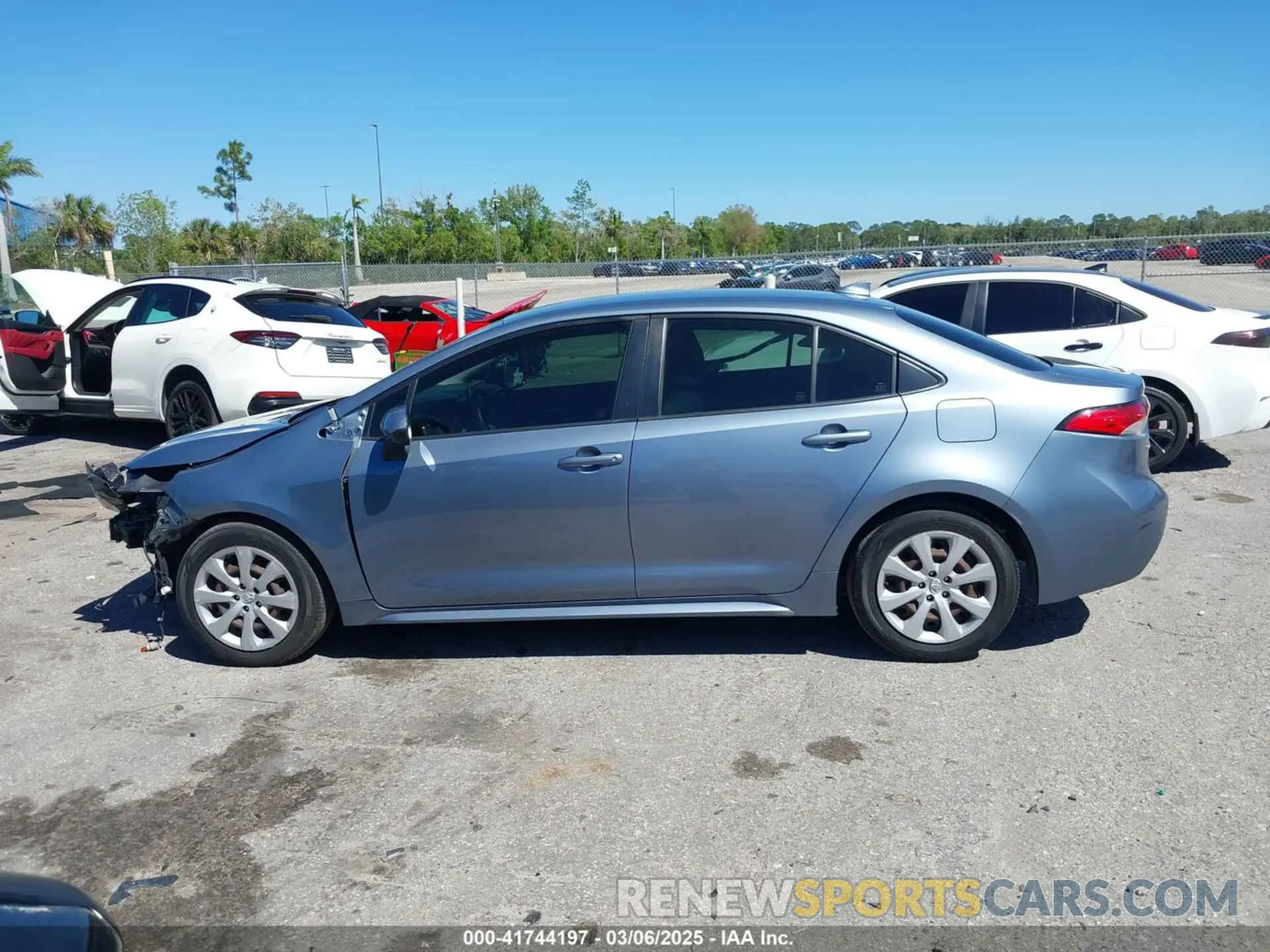 15 fotografías del automóvil dañado JTDEPMAE9MJ132063 TOYOTA COROLLA 2021