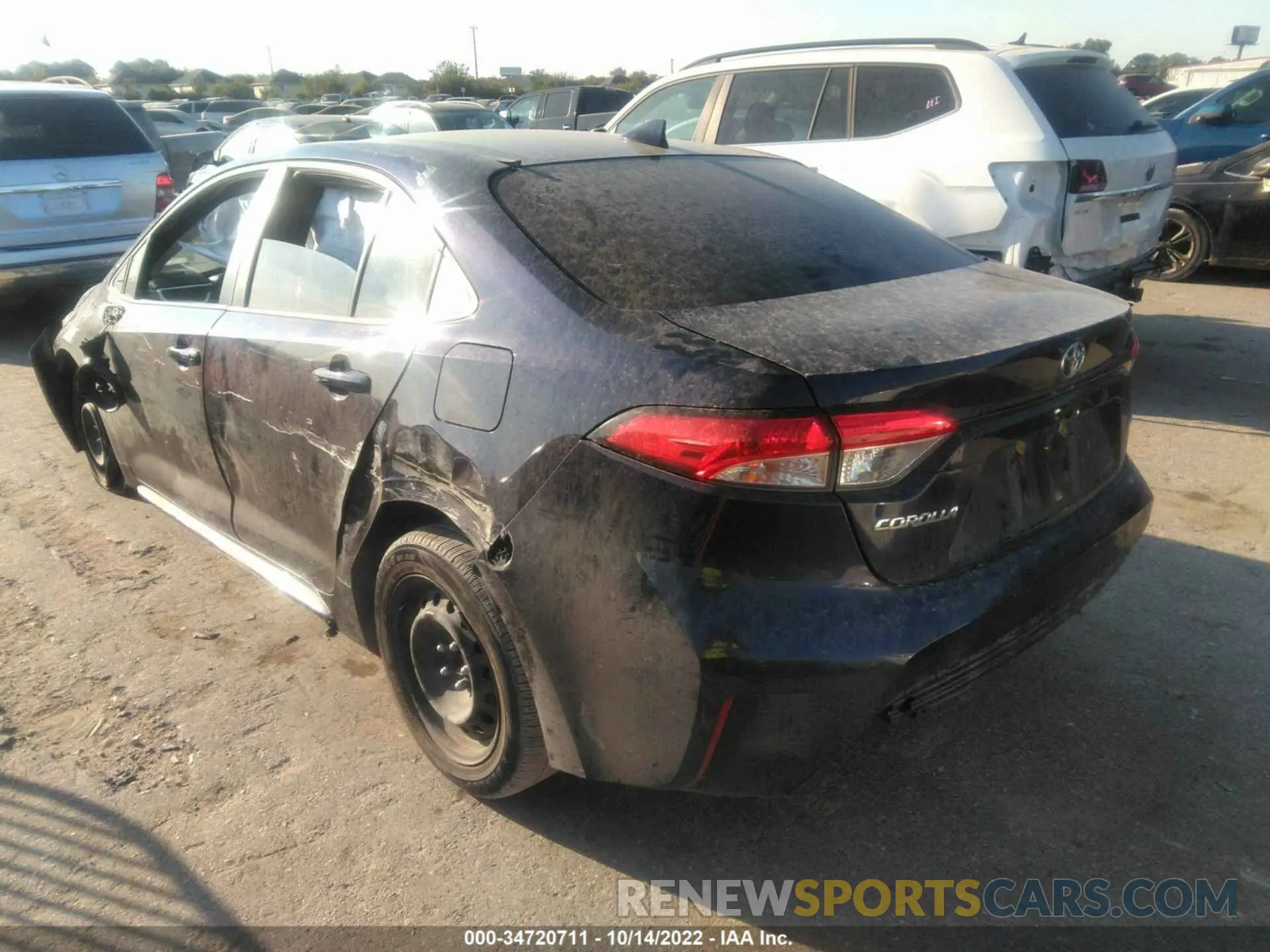 3 fotografías del automóvil dañado JTDEPMAE9MJ135304 TOYOTA COROLLA 2021