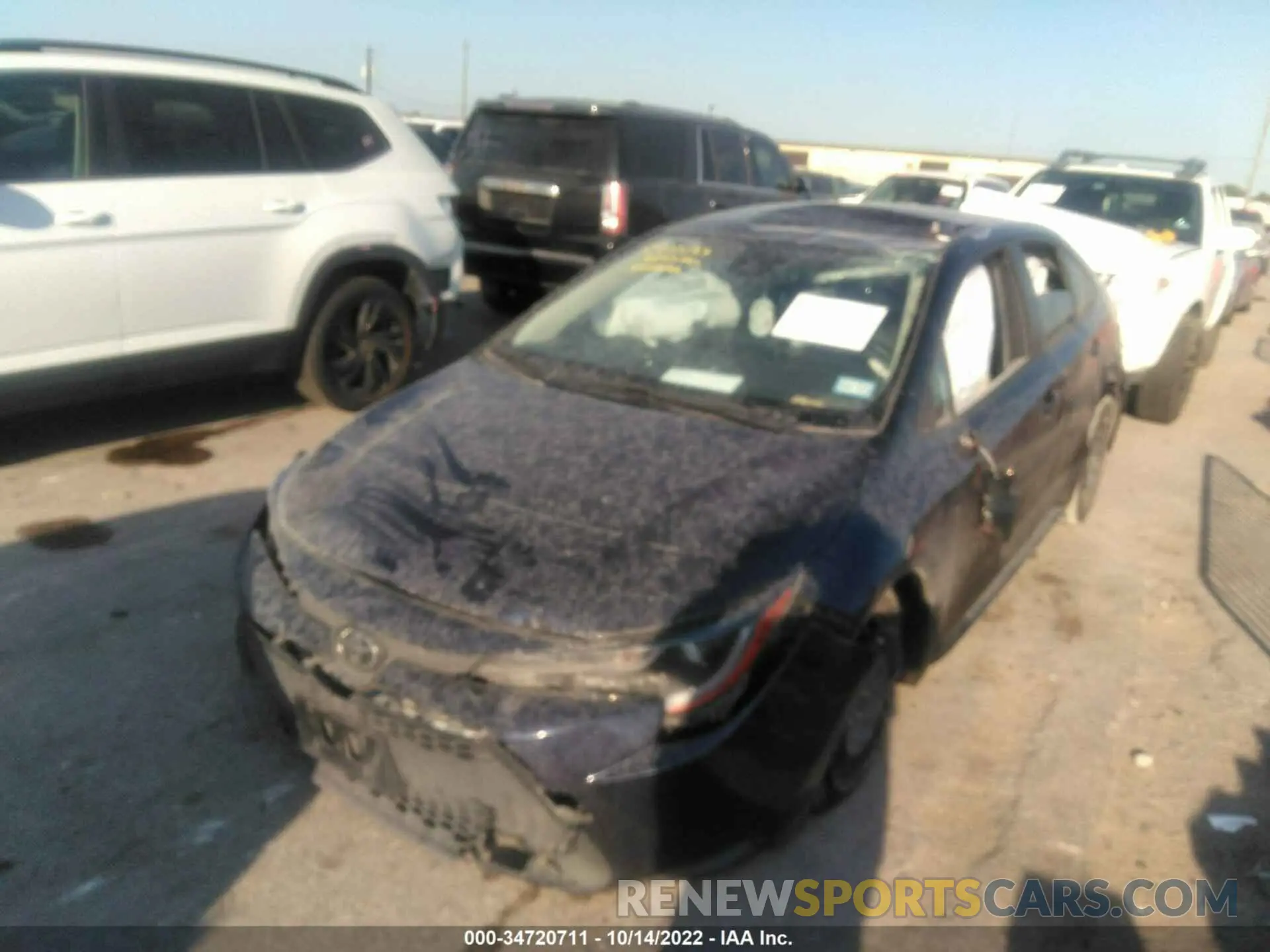 6 fotografías del automóvil dañado JTDEPMAE9MJ135304 TOYOTA COROLLA 2021