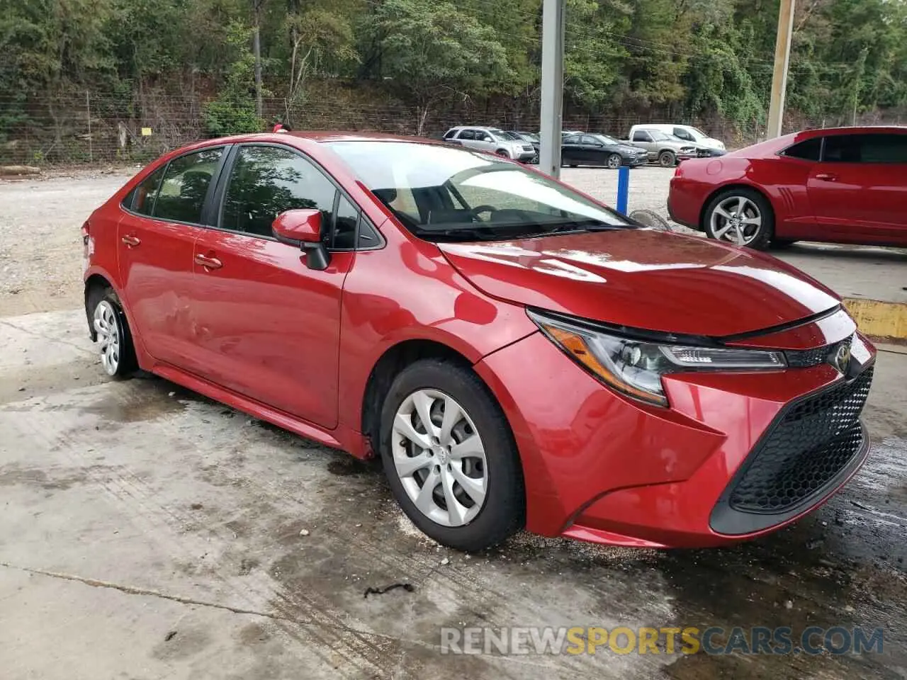4 fotografías del automóvil dañado JTDEPMAE9MJ136338 TOYOTA COROLLA 2021