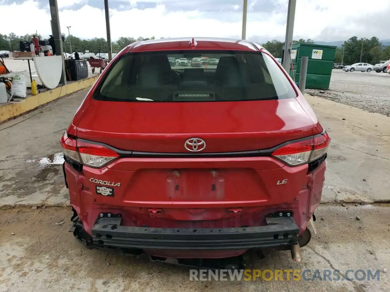 6 fotografías del automóvil dañado JTDEPMAE9MJ136338 TOYOTA COROLLA 2021