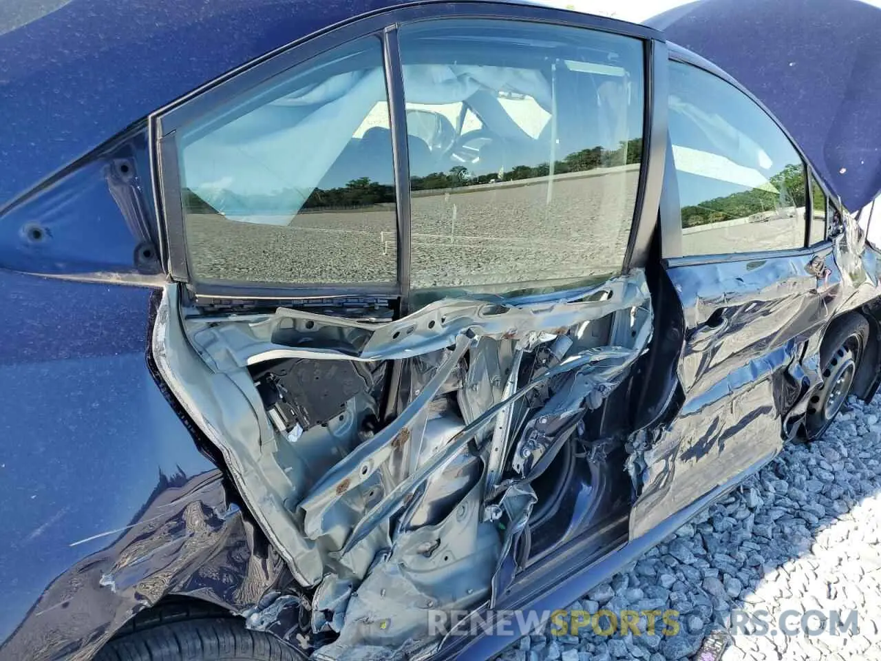 10 fotografías del automóvil dañado JTDEPMAE9MJ137666 TOYOTA COROLLA 2021
